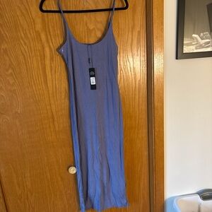 Elegant Blue Maxi Dress